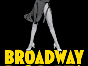 Book cover features a Broadway dancer on a dark stage