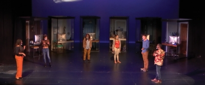 performers on stage